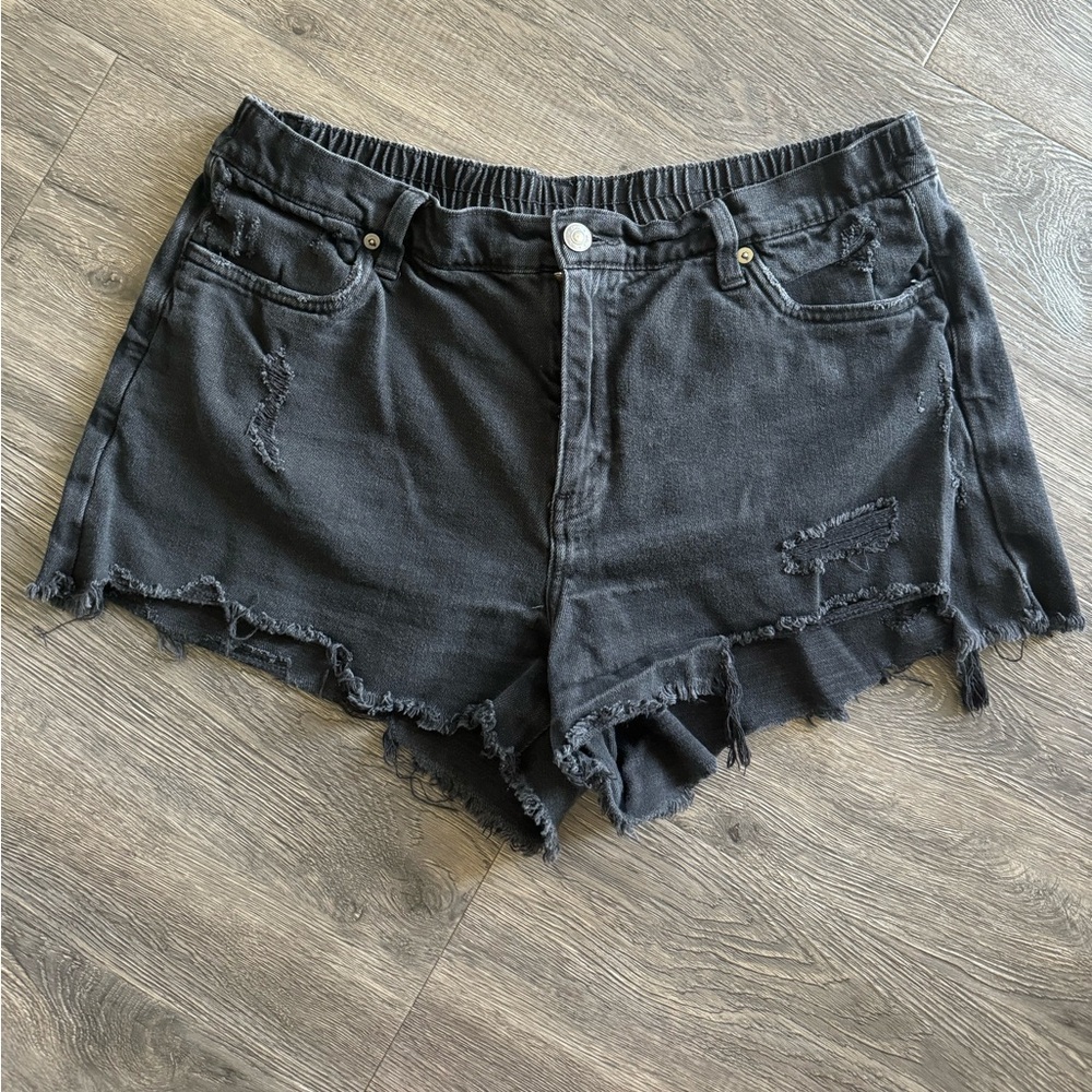 Aerie Distressed Daydream denim short